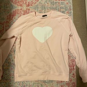 Heart crewneck